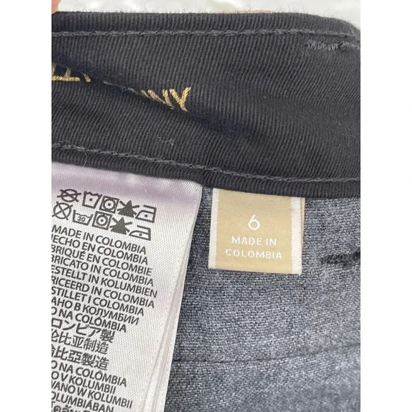 Michael Kors Womens Moto Stretch Low Rise Ankle Zip Skinny Leg Jeans Black Sz 6 - Picture 16 of 16